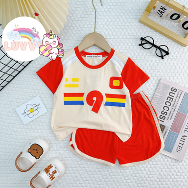 [56] Unisex Sporty Colourblock Play Set (90~120)