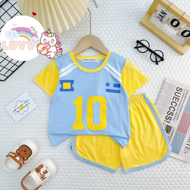 [56] Unisex Sporty Colourblock Play Set (90~120)