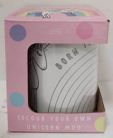 Unicorn paint your own mug