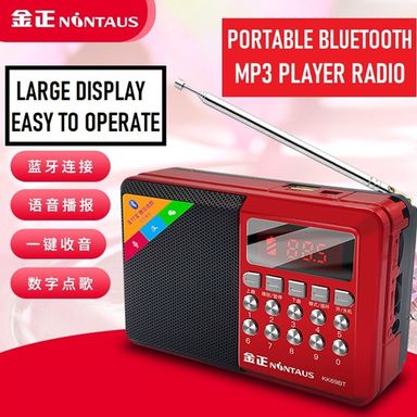 KK69BT Portable FM Radio Bluetooth Speaker (mk02305)