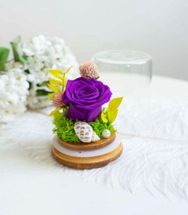 Amethyst Rose Dome