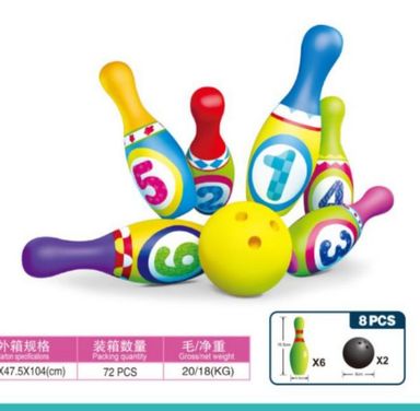 8 Pcs Kids Bowling Set