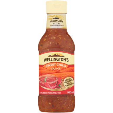 Wellingtons Sweet Chilli or Sweet Jalapeo Sauce 500ml EACH