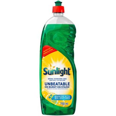 Sunlight Regular Dishwashing Liquid 750ml EACH