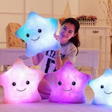 LED Star Pillow