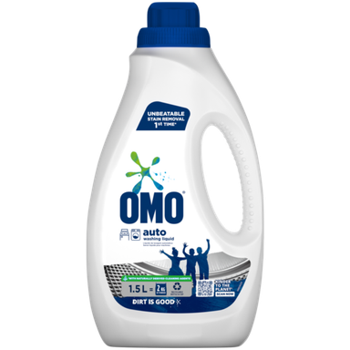 Omo Auto Washing Powder Assorted 2kg, Auto Washing Liquid Concentrate Assorted 1,5L or Auto Capsules 16s