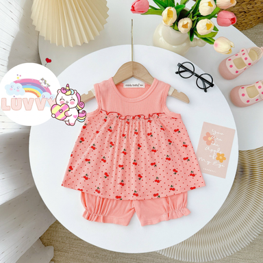 [63] Sleeveless Ribbed Playset (80~120)