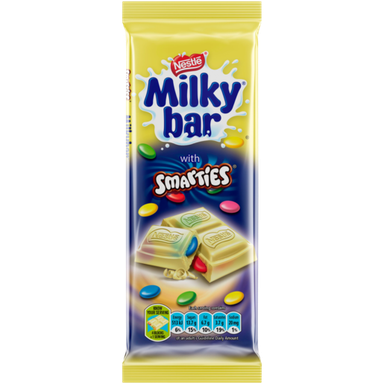 Nestle Smarties or Milkybar Chocolate Slab Assorted 80g (ANY 2 FOR)