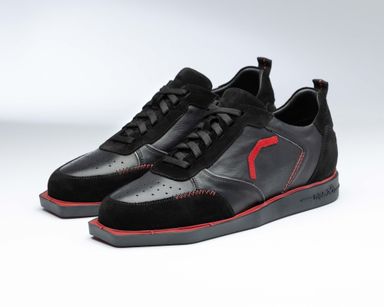 Triple 20 - Black Red  Full Leather