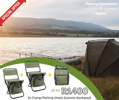 Bush Baby Camp Chairs and Picnic Backpack