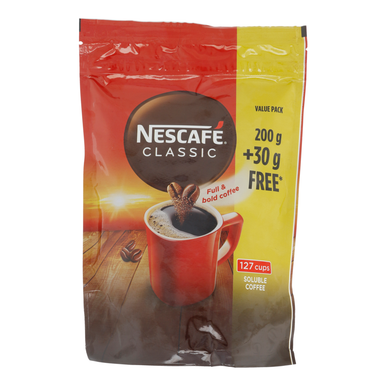 Nescaf Classic Instant Coffee Assorted 200g or Refill Doypack 230g EACH