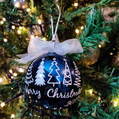 Custom Christmas Bauble 