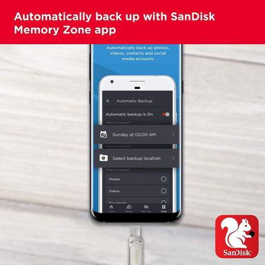 SanDisk Ultra Dual Drive Luxe 32GB USB Type C Flash Drive (Silver, 5Y - SDDDC4-032G-I35)