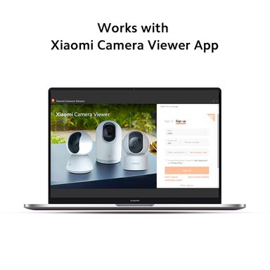 MI Xiaomi (BHR5003IN) Wireless Home Security Camera 2i | Full HD Picture | 360 View | 2MP | AI Powered Motion Detection | Enhanced Night Vision| Talk Back Feature (2 Way Calling), 1080p, White