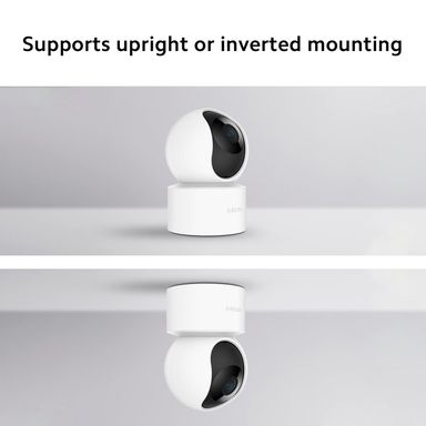 MI Xiaomi (BHR5003IN) Wireless Home Security Camera 2i | Full HD Picture | 360 View | 2MP | AI Powered Motion Detection | Enhanced Night Vision| Talk Back Feature (2 Way Calling), 1080p, White