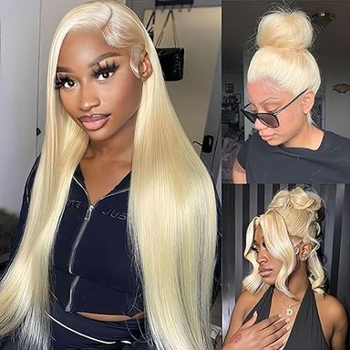 Blonde 8-40inch 13x4/13x6/360 Transparent Human Lace Closure Wig