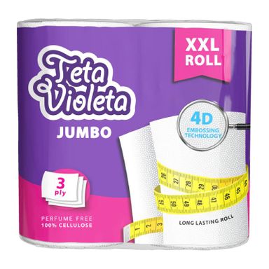 Teta Violeta Jumbo ručnici 2/1 3sl., XXL