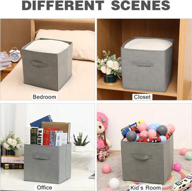 Collapsible Ottoman Cube Storage Bin