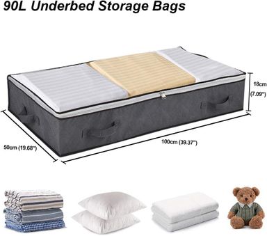 Underbed Storage Bins 90 L