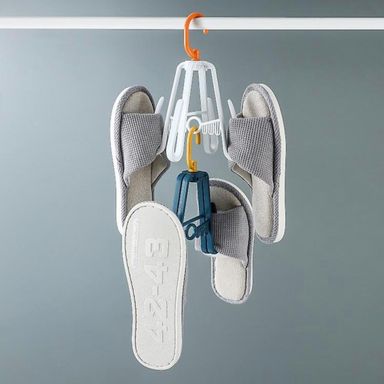 4 Hook Rotatable Shoe Drying Hanger