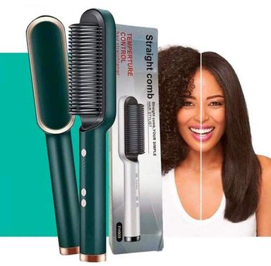 Professional Electric Hair straightening comb,Temperature Control, Hot hair straightening brush 