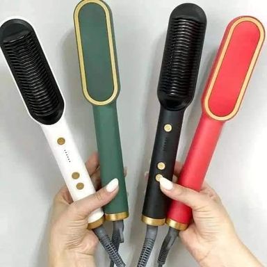 Professional Electric Hair straightening comb,Temperature Control, Hot hair straightening brush 