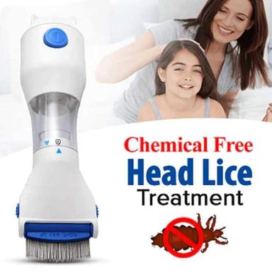 Electrical Head Lice Comb Electrical Chemical Free Head Lice Removal Comb Hair V-Comb Vacuums Machine for lice removed Eggs Remover 