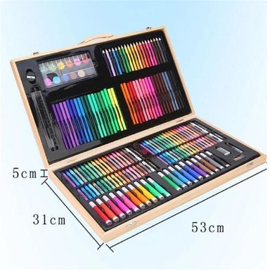 Wooden Art Set 220 Pcs