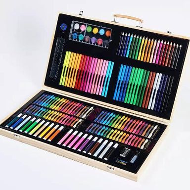 Wooden Art Set 220 Pcs