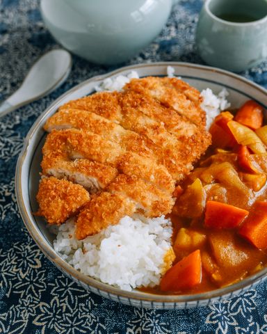 Chicken katsu curry rice 