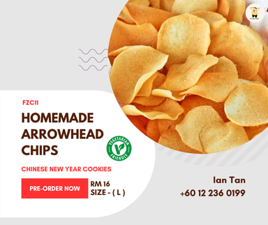 Homemade Arrowhead chips