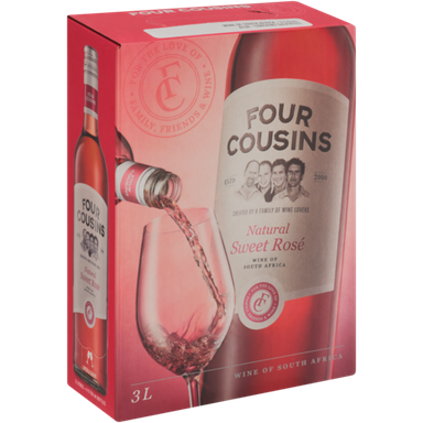 Four Cousins Natural Sweet Ros Wine 3Lt