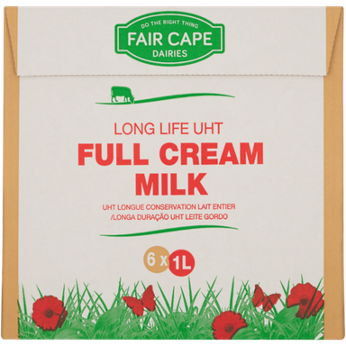 Fair Cape Long Life Full Cream Milk 6 packs