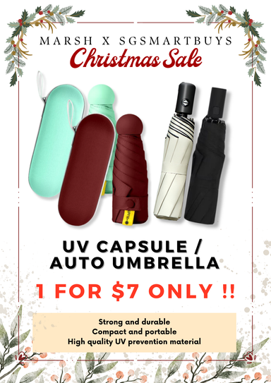 Portable Capsule UV Prevention Umbrella