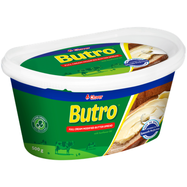 Clover Butro Full Fat Modified Butter Spread 500g EACH