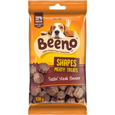 Beeno Dog Treats Flatties Steak 120g