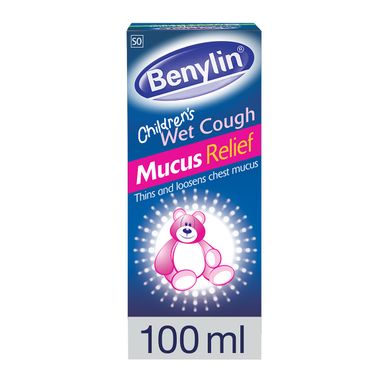 BENYLIN MUCUS RELIEF CHILDREN'S WET COUGH SYRUP  - 100ML