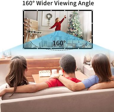 60 72 84 100 120 150 inch Simple Foldable Projection Screen