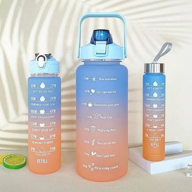 3 Pcs Motivational Bottle Set