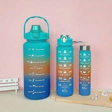 3 Pcs Motivational Bottle Set