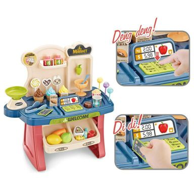 Mini Supermarket & Trolley Set