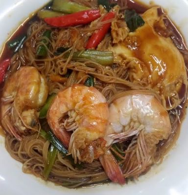 (MEE TEOW BIHUN) GORENG BASAH