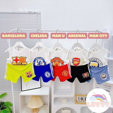 [84] Soccer Jersey Sleeveless Play Set (90~160)