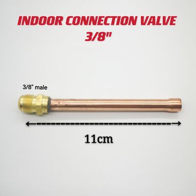 INDOOR TUBE CONNECTOR UNION-3/8