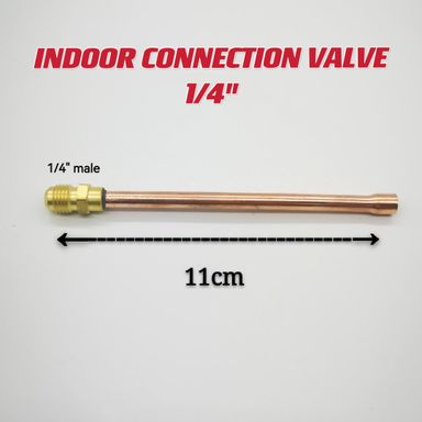 INDOOR TUBE CONNECTOR UNION-1/4