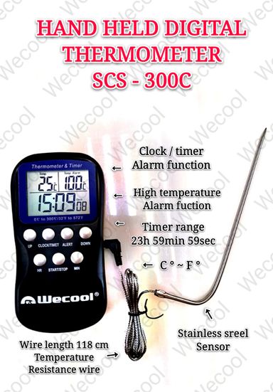 HAND HELD DIGITAL THERMOMETER SCS-300C