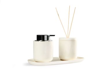 Bathroom set - Three pieces - Off White 