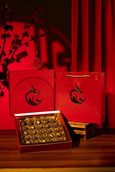 CNY series 2024 - [Golden Blessing]  NEW Pineapple Walnut Tarts Gift Box