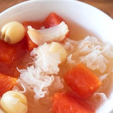 Papaya Snow Fungus 木瓜雪耳糖水