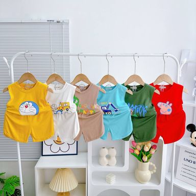 [74] Cartoon Sleeveless Play Sets (90~120)